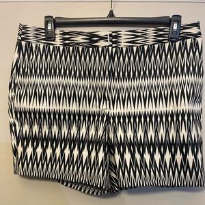 Black and white shorts size 14 have pockets in the front new with tags